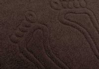 Rosa Ręcznik Do Stóp Nóg Dywanik Brązowy Hotelowy Stopka 650G