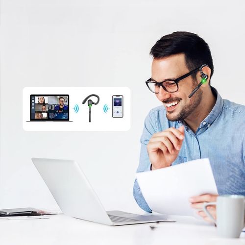 SŁUCHAWKA BLUETOOTH DLA KIEROWCY DO TELEFONU ROZMÓW BEZPRZEWODOWA ZESTAW na Arena.pl