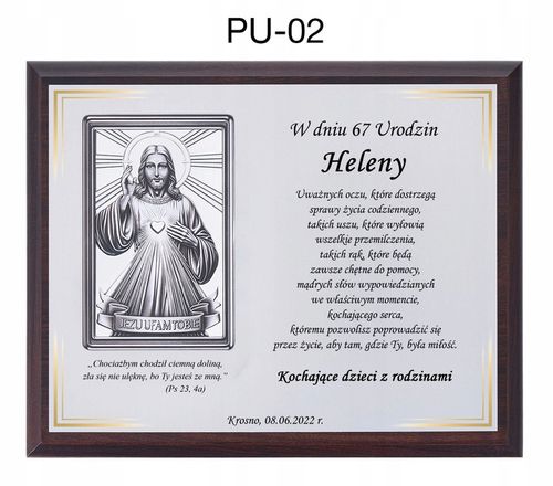 PREZENT NA URODZINY 18 30 40 45 50 60 65 70 80 90 OBRAZ W OZDOBNYM PUDEŁKU na Arena.pl