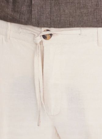 Lindbergh Spodnie materiałowe 30-008003 Beżowy Tapered Fit 3XL na Arena.pl