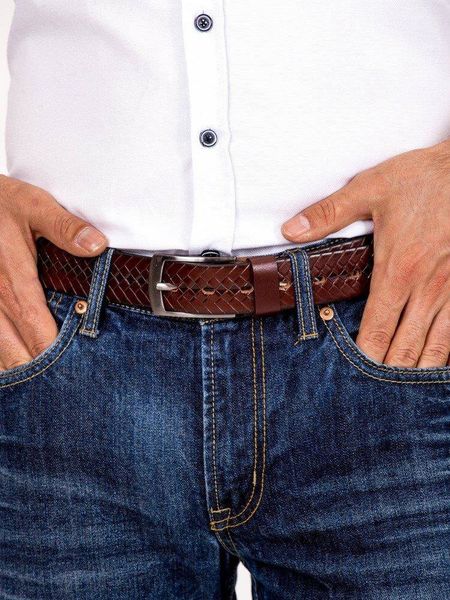 PASEK MĘSKI SKÓRZANY ROVICKY PRS-02-BGE 88-103 95CM zdjęcie 3