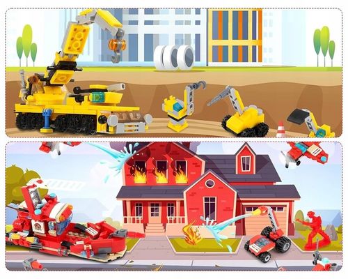 KALENDARZ ADWENTOWY DLA DZIECI KLOCKI STRAŻ POŻARNA POJAZDY PREZENT MIKOŁAJ na Arena.pl