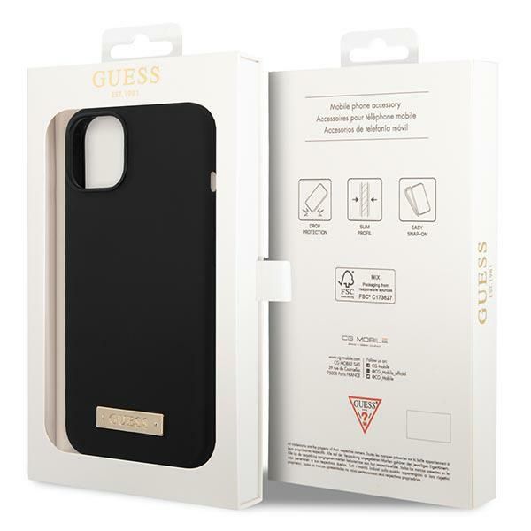 Etui Guess do iPhone 15 Plus, iPhone 14 Plus, Czarny, MagSafe zdjęcie 8