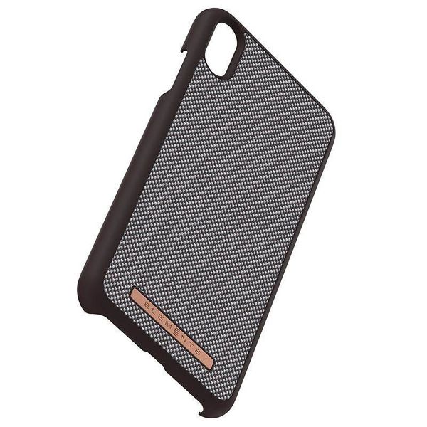Nordic Elements Saeson Idun - Materiałowe etui iPhone Xs Max (Dark Brown) zdjęcie 1