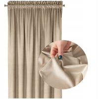 GRUBA Zasłona WELWETOWA Na Taśmie Żabki 140x250 Welurowa Velvet Różne Kolor