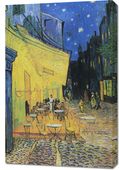 Obraz 60x90cm Café Terrace at Night, Van Gogh Vintage do Salonu