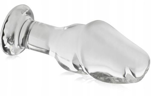 Korek analny ze szkła w kształcie męskiego penisa na Arena.pl