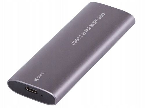 OBUDOWA ADAPTER DYSKU KIESZEŃ M.2 SATA NGFF USB 3.1 USB TYP-C na Arena.pl