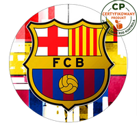 Opłatek na tort FC Barcelona Barca