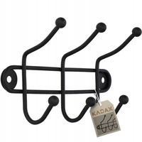 WIESZAK ŚCIENNY NA UBRANIA NA ŚCIANĘ 3 HACZYKI