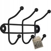 WIESZAK ŚCIENNY NA UBRANIA NA ŚCIANĘ 3 HACZYKI