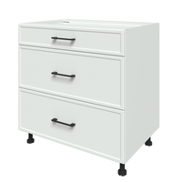 KUCHNIA KLASYCZNA KU-D80S3 Szafka 80 cm dolna fronty MDF frezowane