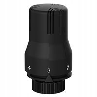 GŁOWICA TERMOSTATYCZNA POKRĘTŁO DO GRZEJNIKA GWINT M30x1.5 GT-BL-2 CZARNA