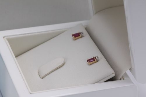 Złote kolczyki KZD2298 - Diament na Arena.pl