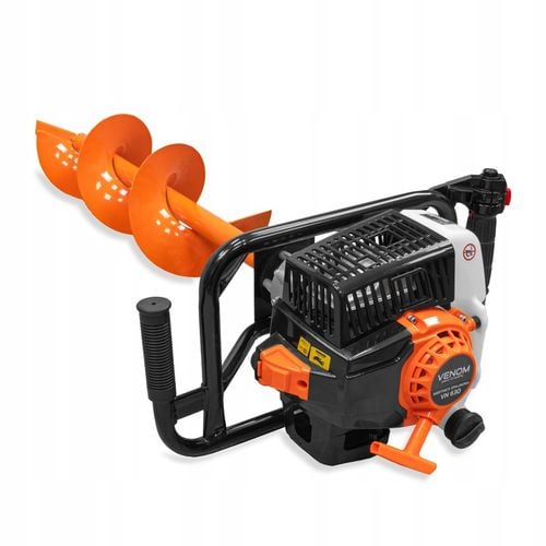 POTĘŻNA WIERTNICA SPALINOWA GLEBOWA 3 WIERTEŁA 30/20/10CM + PRZEDŁUŻKA na Arena.pl