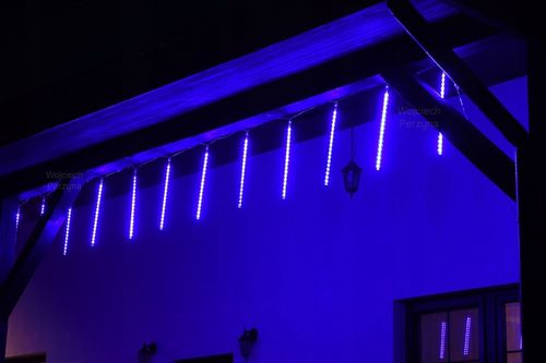 METEORY 50 CM LAMPKI PADAJĄCY ŚNIEG OŚWIETLENIE ŚWIĄTECZNE IP44 SOPLE LED na Arena.pl