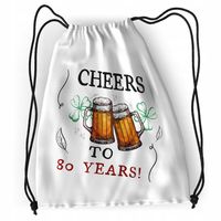 Plecak Urodziny 80 80Te Sportowy Szkolny Worek Z Nadrukiem Ze Zdjęciem