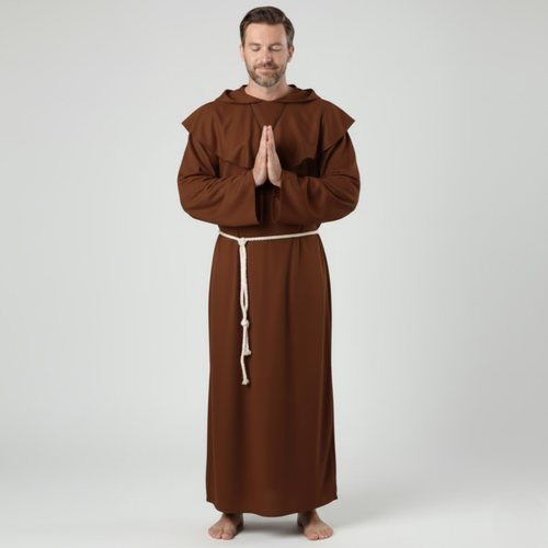 Przebranie halloween dla dorosłych mnich na Arena.pl