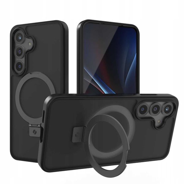 Spacecase Ring Pro Galaxy S25 Black zdjęcie 11