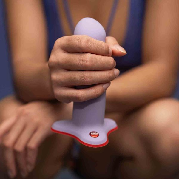 Dildo Fun Factory Amor Czerwono Lawendowe zdjęcie 2