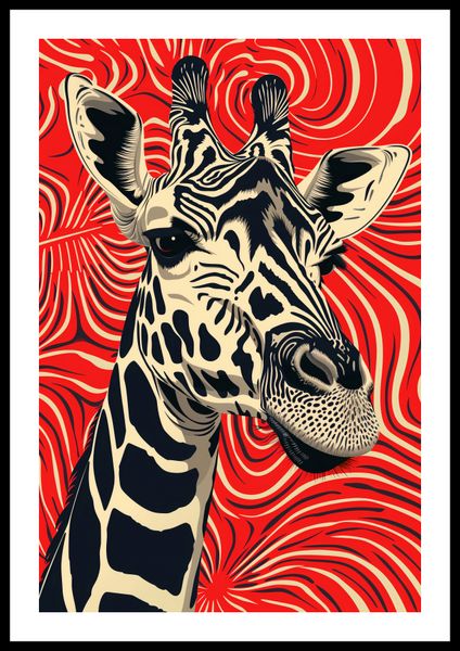 Plakat 40x60cm Wzrok Żyrafy zdjęcie 3