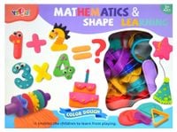 Masa plastyczna - zestaw do modelowania cyferki znaki matematyczne,kształty