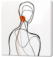 Obraz 90x100cm Pustka w Barwie