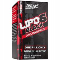 SPALACZ TŁUSZCZU LIPO 6 BLACK ULTRA 60kaps Nutrex