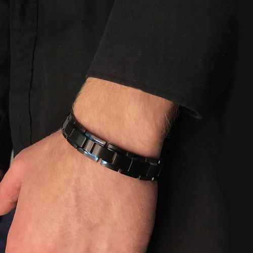 MODNA Bransoletka Magnetyczna Moc Zdrowotna Męska STAL NIERDZEWNA PREMIUM na Arena.pl