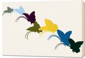 Obraz 100x70cm Butterfly 18, Sekka Japoński Vintage do Salonu