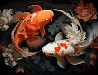 Plakat 65x50cm Harmonijny Taniec