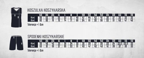 Strój Koszykarski Koszykówka Nadruk GRATIS na Arena.pl