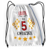 Plecak Sportowy Szkolny Dla Grafika Worek Z Nadrukiem Ze Zdjęciem