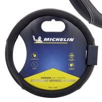 MICHELIN Pokrowiec na kierownicę "M" 36,8-39,4 cm, czarno-szary