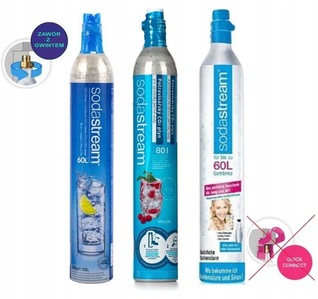 Sodastream nabój CO2 do saturatora butla zdjęcie 6