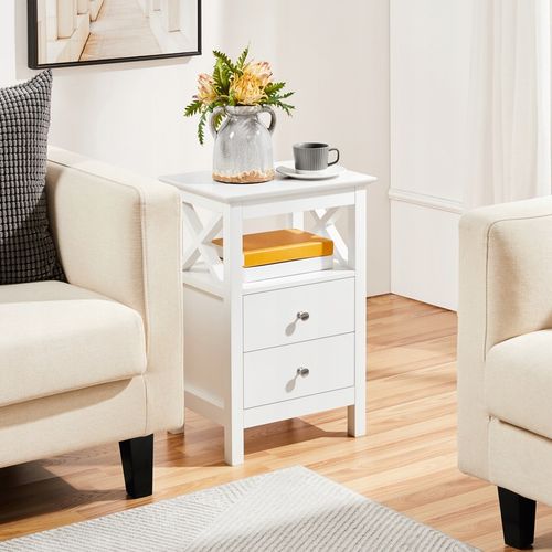 Yaheetech Szafka Nocna do Przechowywania, Stolik Boczny, 40 x 30 cm, na Arena.pl