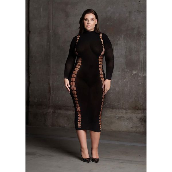 Carme Xi - Dress With Turtleneck - Plus Size zdjęcie 6