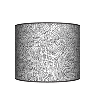 Abażur Walec - Domki