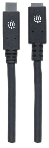 PRZEDŁUŻACZ USB C-C M/F 0,5m USB3.1 SuperSpeed+ 5A  Manhattan 355230 na Arena.pl