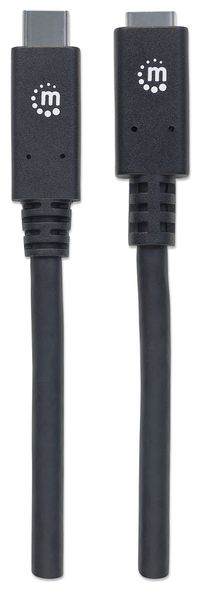 PRZEDŁUŻACZ USB C-C M/F 0,5m USB3.1 SuperSpeed+ 5A  Manhattan 355230 zdjęcie 4