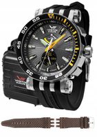 Zegarek Męski Vostok Europe YN84-575A539S brązowy