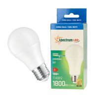 Żarówka LED GLS E27 kulka 18W barwa zimna CW A70 WOJ+14250_A70 SPECTRUM LED