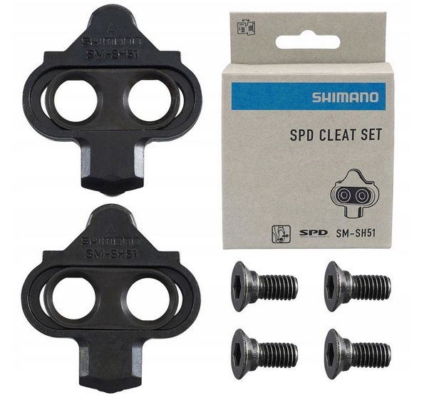 Shimano Bloki SM-SH51 MTB SPD do Pedałów BOX Oryginał zdjęcie 1
