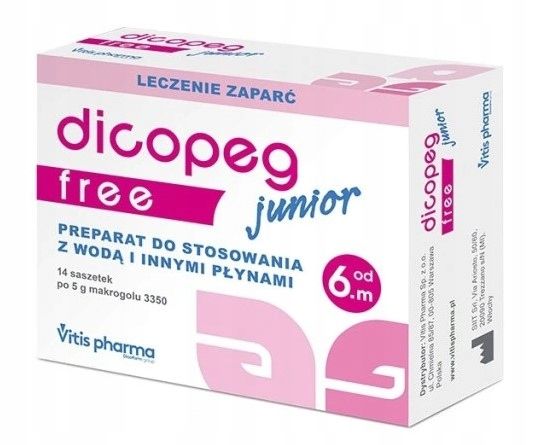 Dicopeg Junior Free Na zaparcia 14 saszetek zdjęcie 1