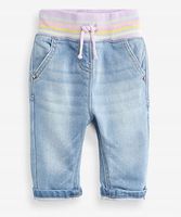 NEXT Light Blue Denim Pull-On Joggers 2-3Y