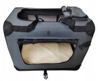 Transporter dla psa kota torba transportowa kojec DK3-07 szary