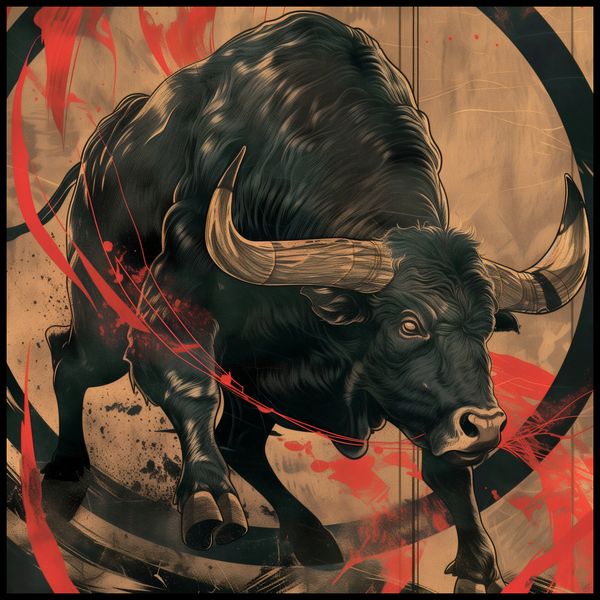 Plakat 90x90cm Bycza Niezłomność zdjęcie 2