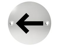 PRZYKRĘCANE OZNACZENIE NA DRZWI STRZAŁKA