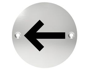 PRZYKRĘCANE OZNACZENIE NA DRZWI STRZAŁKA zdjęcie 1