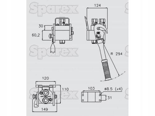 Multizłącze Hydr. Gniazdo Gwint Żeński x 3/8'' BSP na Arena.pl